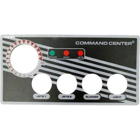 KARUMA CAR CARE 230V Spaside Overlay  Command Center; 4-Button for CC4-120-10-I00 KA1188354